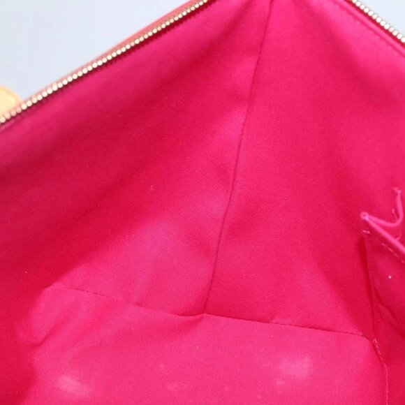LOUIS VUITTON Monogram Vernis Bellevue PM Hand Bag Rose Pop M93669 Auth 143327 - Picture 11 of 16